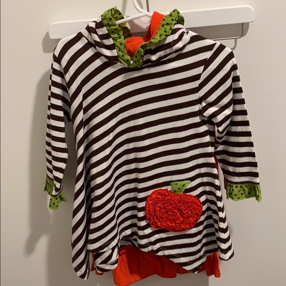 Girls Boutique Fall/Halloween Set 4T - Picture 2 of 4